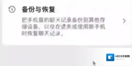 微信选项