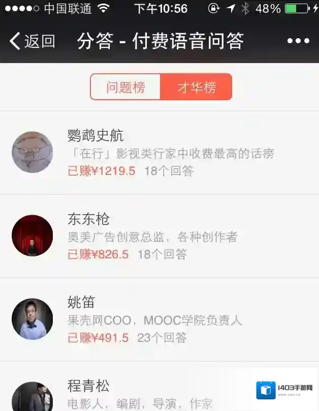 分答提问者