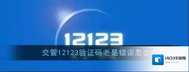 《交管12123》验证码错误解决办法