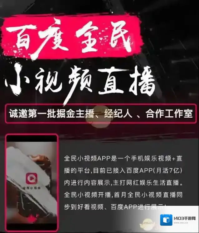 全民小视频每个月