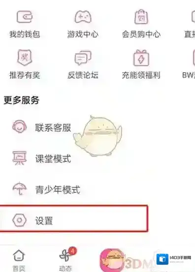 哔哩哔哩选项