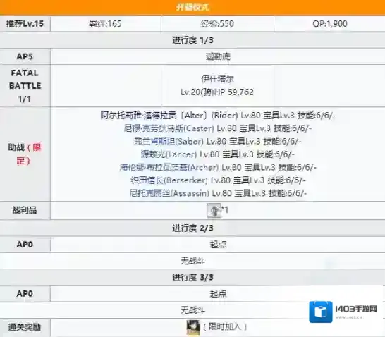 FGO夏日泳装