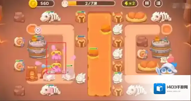 保卫萝卜4饿龙传说第7关通关攻略